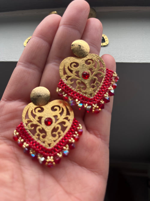 Aros corazón imperial